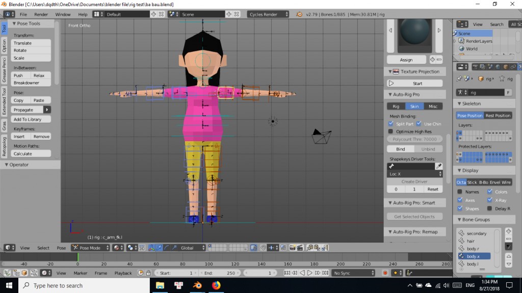 Lowpoly rigging preview image 2